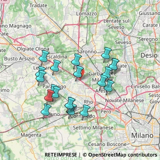 Mappa Vicolo Erba, 20020 Lainate MI, Italia (7.051)