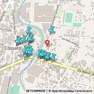 Mappa Via Molino, 13836 Cossato BI, Italia (0.2245)