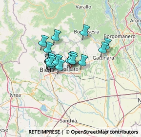 Mappa Via Molino, 13836 Cossato BI, Italia (9.072)