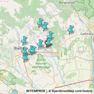 Mappa Via Molino, 13836 Cossato BI, Italia (5.84333)