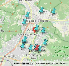 Mappa Via Paolo Cuzzetti, 25136 Brescia BS, Italia (1.85857)
