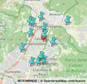 Mappa Via Carlo Fisogni, 25136 Brescia BS, Italia (1.69)