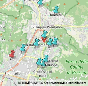 Mappa Via Carlo Fisogni, 25136 Brescia BS, Italia (1.84)