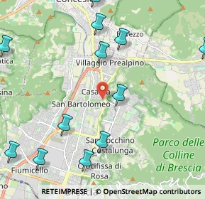 Mappa Via Paolo Cuzzetti, 25136 Brescia BS, Italia (2.73833)