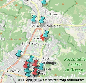 Mappa Via Paolo Cuzzetti, 25136 Brescia BS, Italia (2.72)