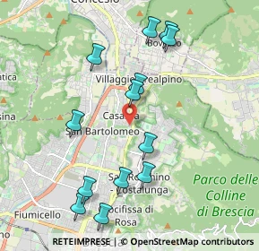 Mappa Via Paolo Cuzzetti, 25136 Brescia BS, Italia (2.07)