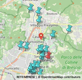 Mappa Via Paolo Cuzzetti, 25136 Brescia BS, Italia (2.336)