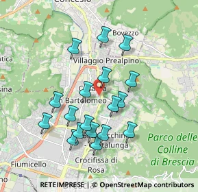 Mappa Via Paolo Cuzzetti, 25136 Brescia BS, Italia (1.69278)