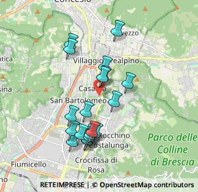 Mappa Via Paolo Cuzzetti, 25136 Brescia BS, Italia (1.64211)