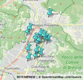 Mappa Via Paolo Cuzzetti, 25136 Brescia BS, Italia (1.17067)