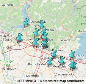 Mappa Via Paolo Cuzzetti, 25136 Brescia BS, Italia (13.89278)