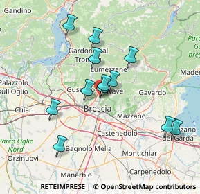 Mappa Via Carlo Fisogni, 25136 Brescia BS, Italia (13.02667)