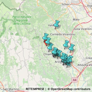 Mappa Via Castiglione, 36072 Chiampo VI, Italia (6.85167)