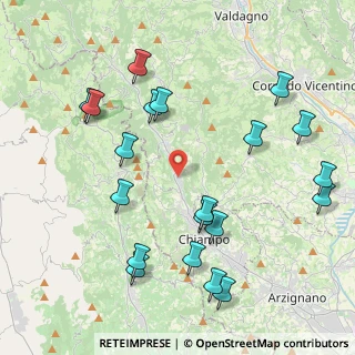 Mappa Via Castiglione, 36072 Chiampo VI, Italia (4.727)