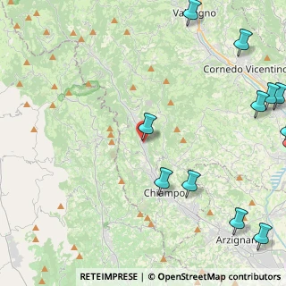 Mappa Via Castiglione, 36072 Chiampo VI, Italia (6.63583)
