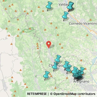 Mappa Via Castiglione, 36072 Chiampo VI, Italia (6.55)