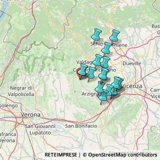Mappa Via Castiglione, 36072 Chiampo VI, Italia (11.49944)