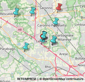 Mappa Via Madonna, 20045 Lainate MI, Italia (2.68545)