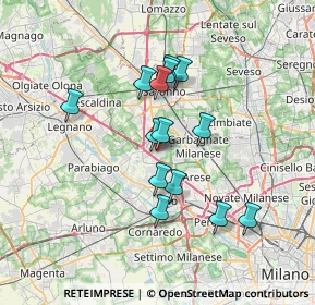 Mappa Via Madonna, 20045 Lainate MI, Italia (5.85786)