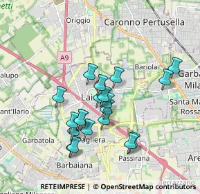 Mappa Via Madonna, 20045 Lainate MI, Italia (1.562)