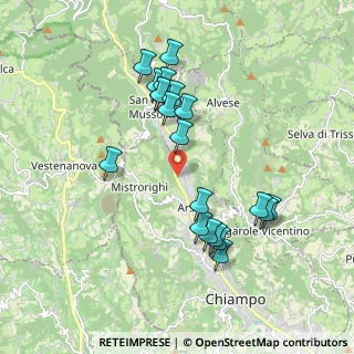 Mappa Via Europa, 36072 Chiampo VI, Italia (1.8385)