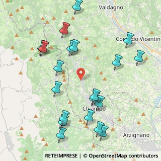 Mappa Via Europa, 36072 Chiampo VI, Italia (4.7265)