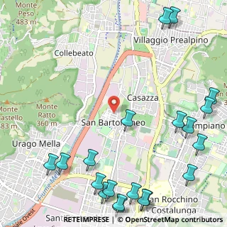 Mappa Via Umberto Saba, 25128 Brescia BS, Italia (1.648)