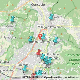 Mappa Via Umberto Saba, 25128 Brescia BS, Italia (2.94188)