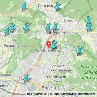 Mappa Via Umberto Saba, 25128 Brescia BS, Italia (2.69231)