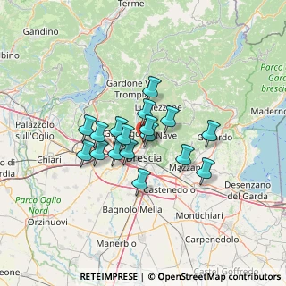 Mappa Via Umberto Saba, 25128 Brescia BS, Italia (9.52765)