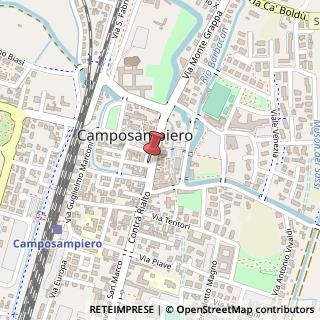 Mappa Piazza Vittoria, 1, 35012 Camposampiero, Padova (Veneto)
