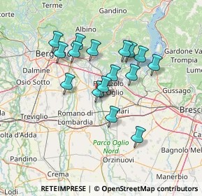 Mappa 25037 Pontoglio BS, Italia (11.87438)