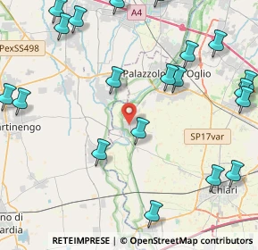 Mappa 25037 Pontoglio BS, Italia (5.6325)