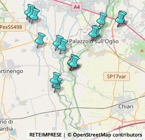 Mappa 25037 Pontoglio BS, Italia (3.90938)