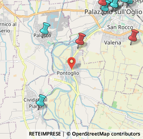 Mappa 25037 Pontoglio BS, Italia (3.3925)