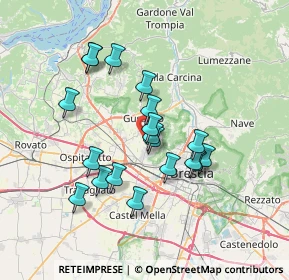 Mappa Via Volta, 25064 Gussago BS, Italia (6.16)
