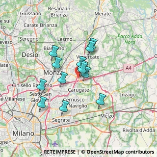 Mappa Via Grazia Deledda, 20864 Agrate Brianza MB, Italia (5.32615)
