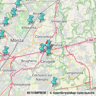 Mappa Via Grazia Deledda, 20864 Agrate Brianza MB, Italia (5.74818)