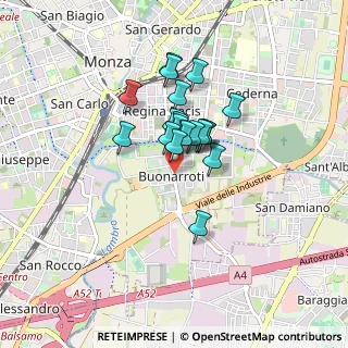 Mappa MONZA Buonarroti, 20900 Monza MB, Italia (0.5565)