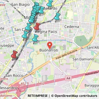 Mappa MONZA Buonarroti, 20900 Monza MB, Italia (1.4405)