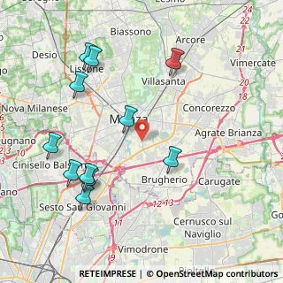 Mappa MONZA Buonarroti, 20900 Monza MB, Italia (4.50364)
