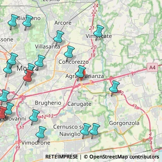Mappa Via Giovanni XXIII, 20864 Bussero MI, Italia (6.4425)