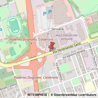 Mappa Via Ferdinando Santi, 1, 20037 Paderno Dugnano, Milano (Lombardia)