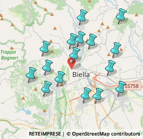 Mappa Strada Novella, 13900 Biella BI, Italia (3.80125)