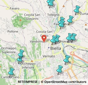 Mappa Strada Novella, 13900 Biella BI, Italia (2.55133)