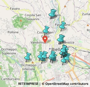 Mappa Strada Novella, 13900 Biella BI, Italia (1.7795)