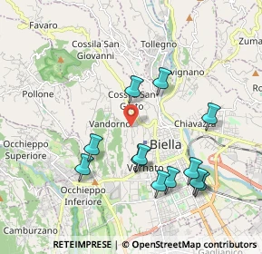 Mappa Strada Novella, 13900 Biella BI, Italia (1.93667)