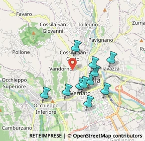 Mappa Strada Novella, 13900 Biella BI, Italia (1.56818)