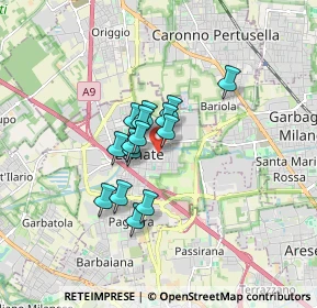 Mappa Via C. Battisti, 20045 Lainate MI, Italia (1.102)