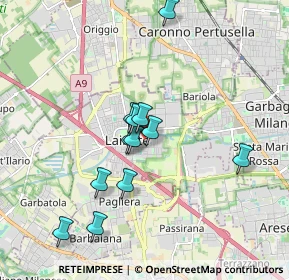 Mappa Via C. Battisti, 20045 Lainate MI, Italia (1.57167)